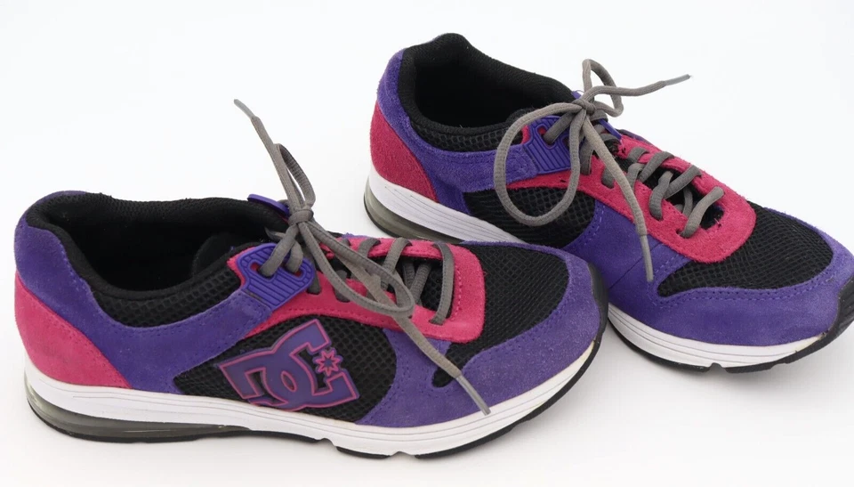 DC Skate Shoes 6 Women's Rush Lite Multicolor Skateboard Leather Upper Sneakers  - Image 2 of 4