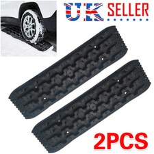 Pair 4X4 Off-Road Mud Sand Snow Recovery Track Traction Boards Tire Ladder Set