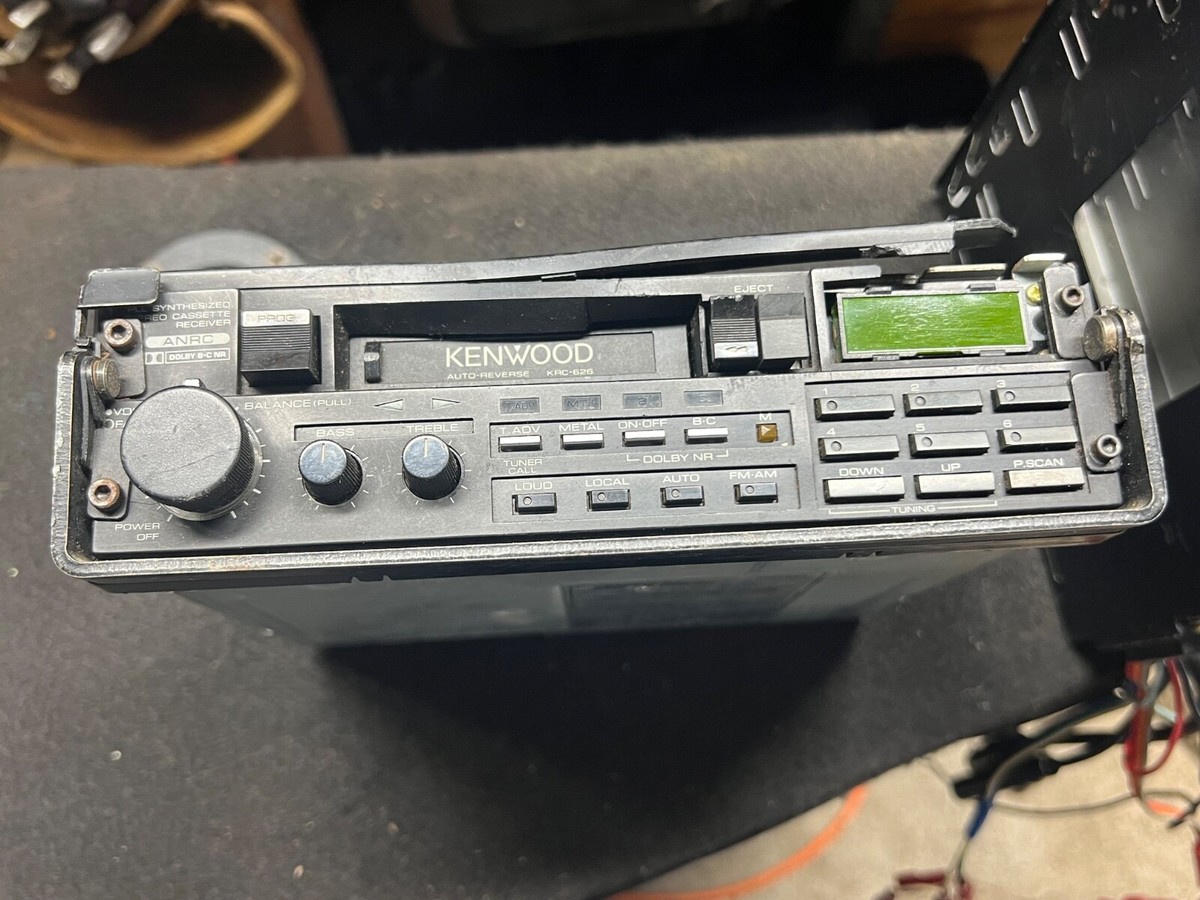 KENWOOD KRC-626 cassette car stereo Vintage 1990's Clarion