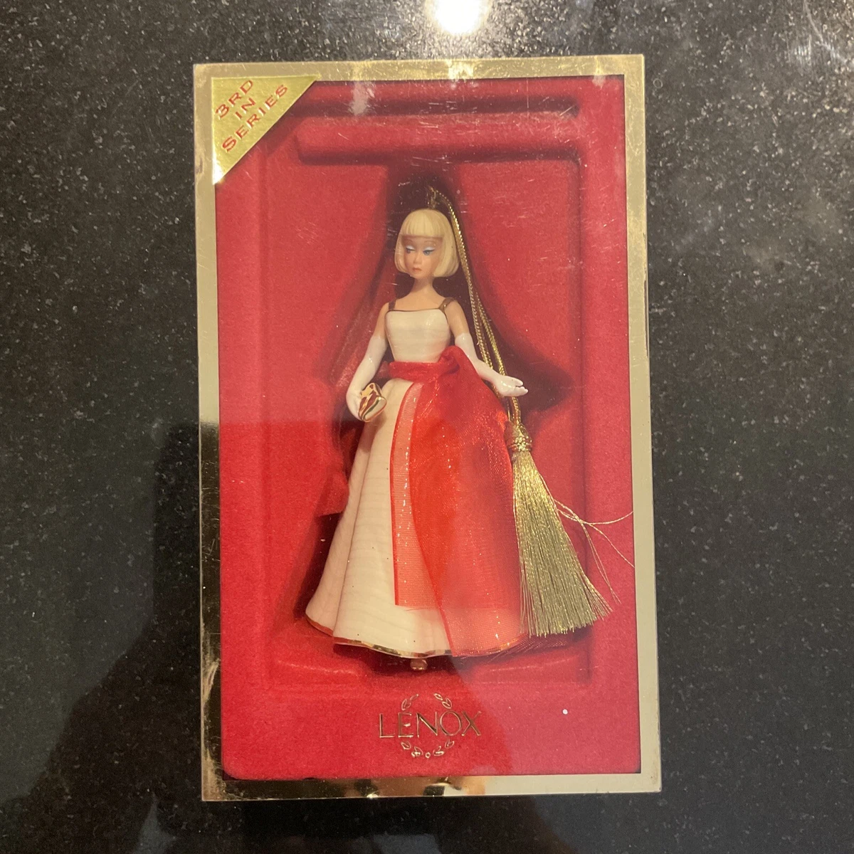 Lenox 3rd Annual 2005 BARBIE Christmas Ornament Holiday Dance