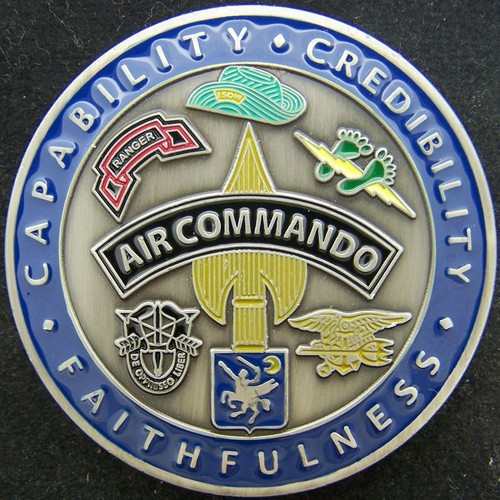 1st Special Operations Wing SOW Commander Challenge Coin - Picture 2 of 2