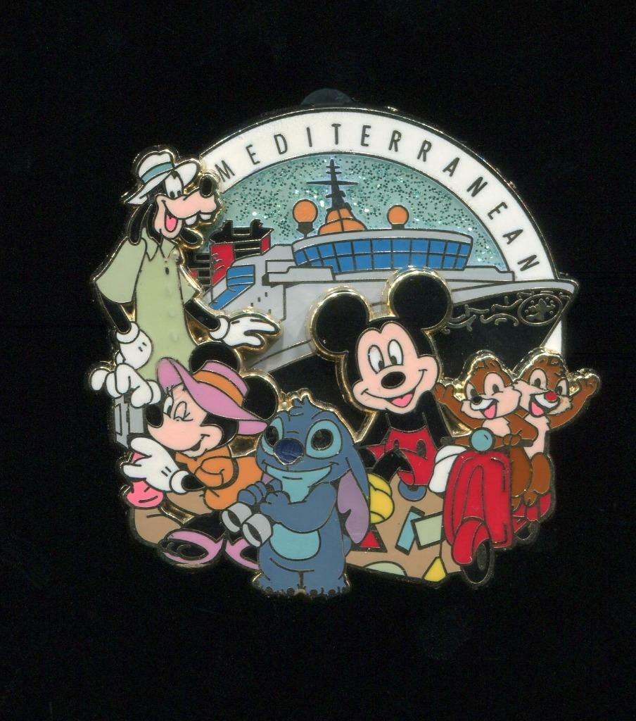 DCL Cruise Line Mediterranean Mickey and Friends Disney Pin