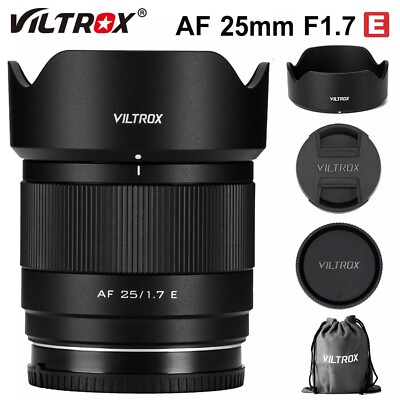 VILTROX 25mm f1.7 APS-C STM Autofokus Festbrennweite Objektive für Sony E-Mount