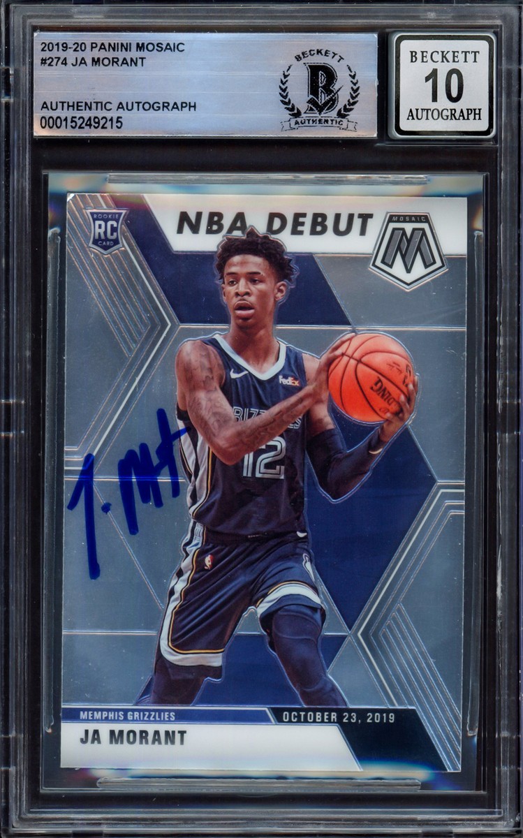 その他 2019 panini mosaic Choice Ja Morant RC Ja Morant 2019-20 Panini Mosaic RC Memphis Grizzlies Gem 10