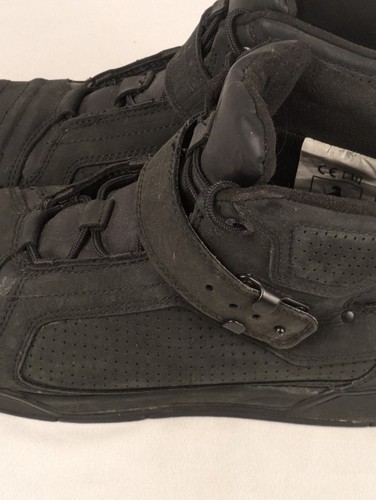 Icon Motorsports Truant Mens Leather Motorcycle Shoes Black 11 USA - Picture 10 of 16