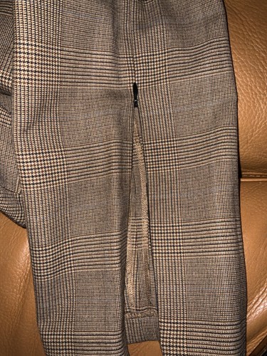 rag & bone NY Rebecca Glen Beige Plaid Pants Sz 10 wmns NWT$375 - Picture 7 of 10