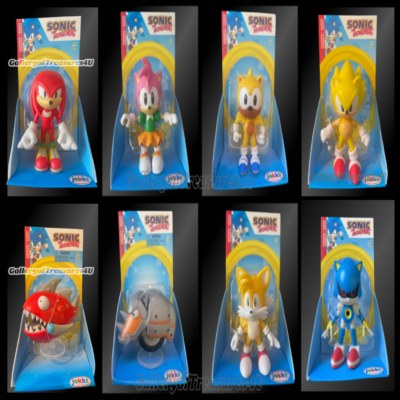 Sonic the Hedgehog Classic Super Sonic Metal Amy Tails Ray or