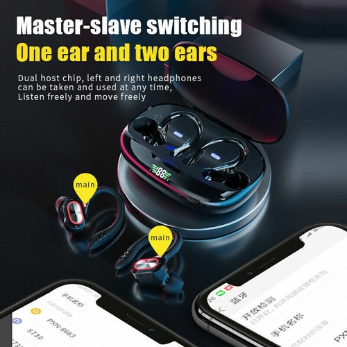 Headset True Wireless Earbuds Earphones Headphones for Bluetooth 5.0 HiFi Sport - Picture 5 of 14