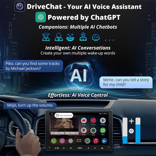 ATOTO A6PF Android 9 Pollici Autoradio NAVI GPS Wirelss Android Auto ChatGPT-AI - Foto 2 di 12