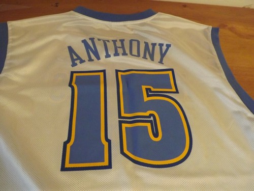 DENVER NUGGETS Carmelo Anthony #15 NBA BASKETBALL JERSEY SZ 2XL Reebok - Picture 8 of 8