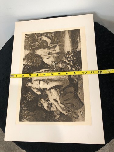 St. John's Bath by Wilhelm Kray, c. Late 1800s Gravure Print - Picture 8 of 10