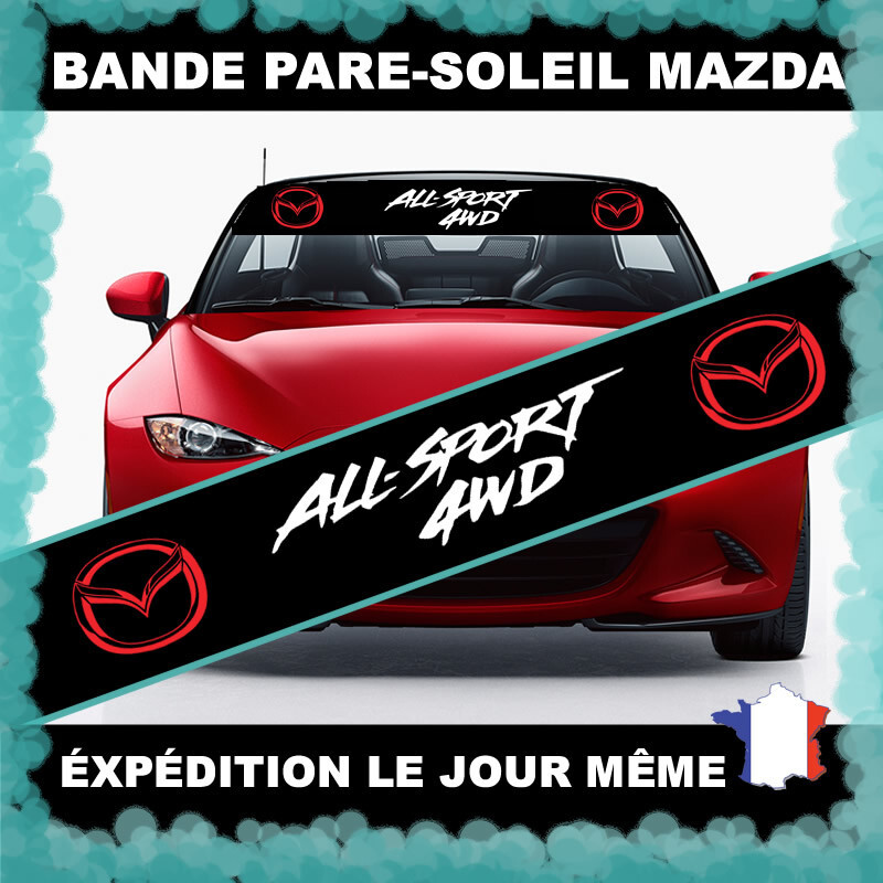 Bande pare-soleil Mazda All Sport 4WD pour vos sorties tout-terrain