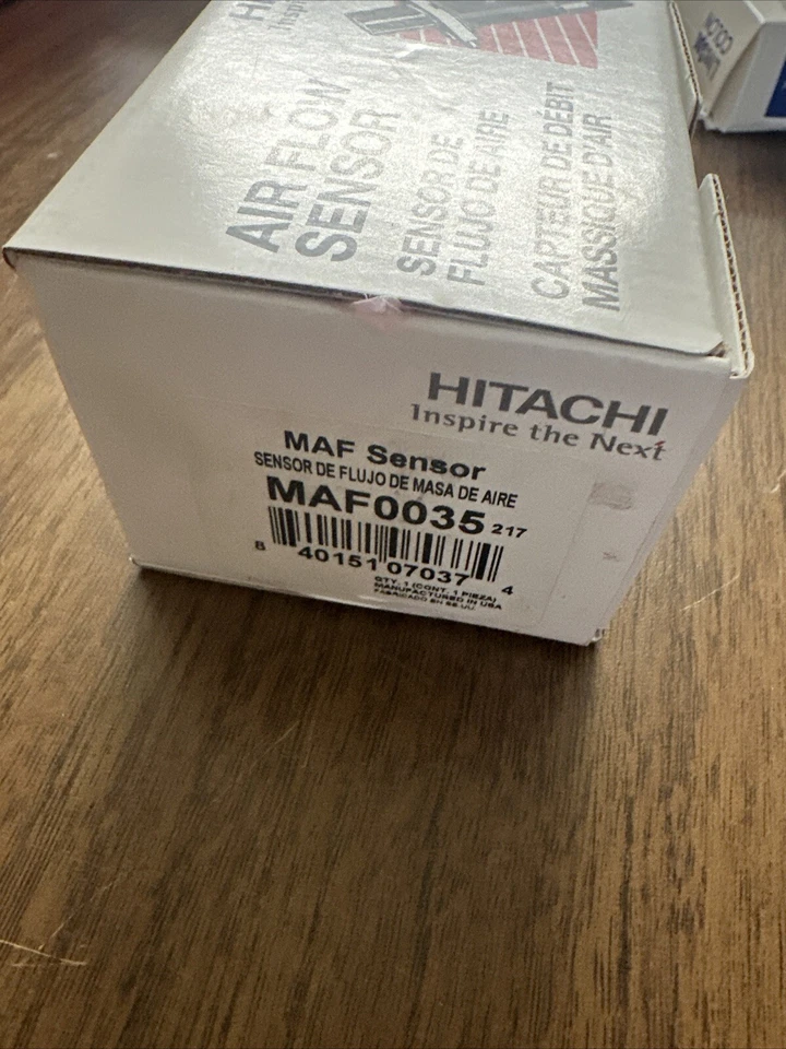 Sensor de flujo de masa de aire Hitachi MAF0035 para Lexus GX460 LX470 Toyota Hiace Tundra Foto 2 de 3