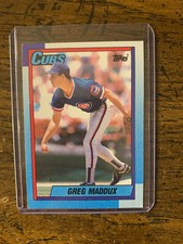 Topps 1990 Greg Maddox #715 with the Chic Cubs. Hall of Famer. FREE SHIPPING + !