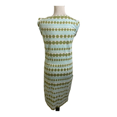 Boden womens dress size US2 sleeveless polk dot elastic at waist pockets summer - Picture 9 of 11