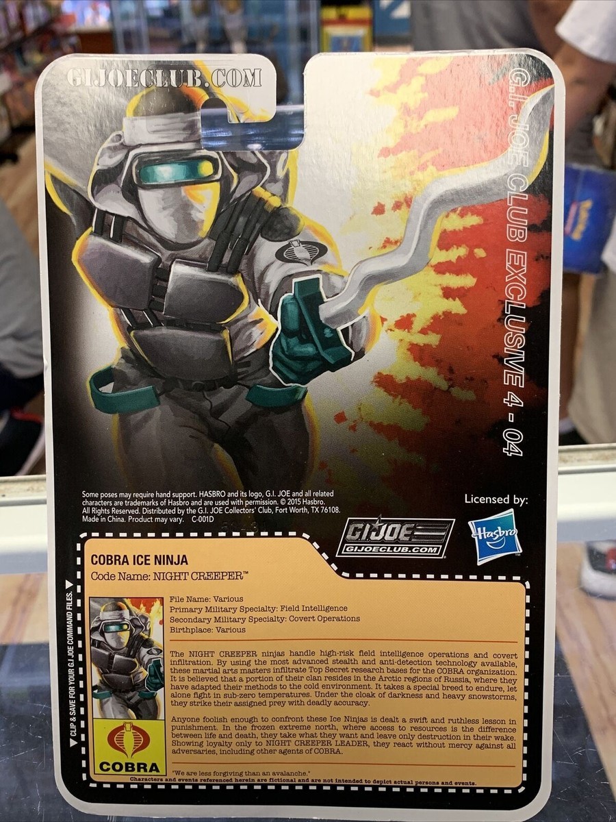 Cobra Ice Ninja Night Creeper Exclusive (GI Joe 25th Anniversary