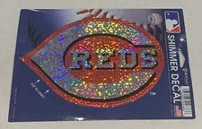 Cincinnati Reds Officially Licensed 5 X 7 MLB Shimmer Decal Made By WinCraft!