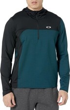 OAKLEY GRAVITY RANGE Men's Pullover Hoodie  Oil BluBlk Heather  XXLarge LAST ONE