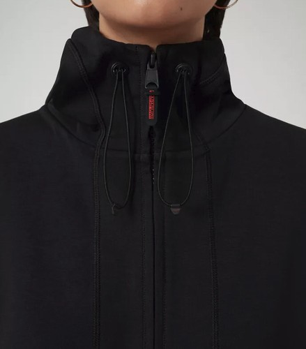 RRP £175 NAPAPIJRI 16 UK (CH 57 cm) Black Zip Long Sweatshirt Coat Hoodie UNISEX - Picture 5 of 14