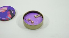 Disney Princesses Mulan Earings  Pendant Set In Round Tin