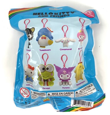 Sanrio Hello Kitty & Friend Hangers x1 Mystery Blind Bag Keychain