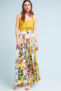 rococo sand floral maxi dress