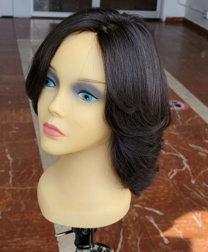 КОШЕРНЫЕ ПАРИКИ YAFFA 100% ЕВРОПЕЙСКИЕ НАТУРАЛЬНЫЕ ЧЕЛОВЕЧЕСКИЕ ВОЛОСЫ 13 ДЮЙМОВ ДЛИНА R-9 - Изображение 3 из 4