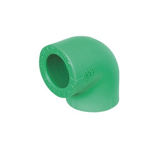 Aqua-Plus - PPR Rohr 90° Winkel Kunststoff Schweißsystem Fusiotherm 20-40mm - Bild 1 von 1