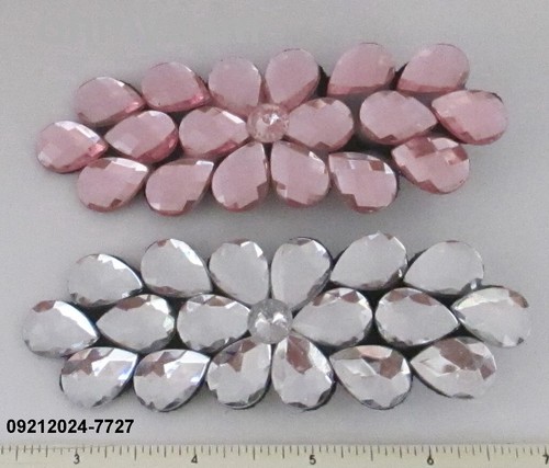 CLOSEOUT BUY 1 GET 1 NEW METAL PELICAN BEAK HAIR CLIP / COMB /COLOR STONE DES - Picture 14 of 17