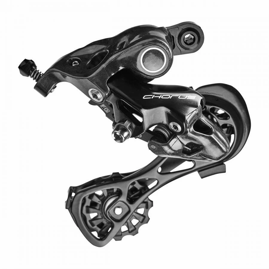 Dérailleur Arrière Campagnolo C-Record 1ère Génération 1985 – Reconstruit, Roues Jockey NOS