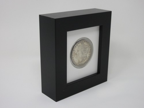 MORGAN/PEACE DOLLAR 38mm (NOT INCLUDED) SMALL DISPLAY FRAME - Picture 3 of 4