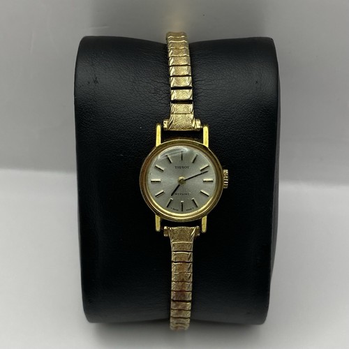 18mm Vintage Ladies Tissot Stylist Swiss Gold Tone Expandable Watch TO RESTORE - Picture 6 of 23