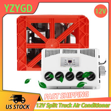Fit Cab Semi Truck Bus Rv Caravan Universal 12v Split Air Conditioner Ac Kit Car Fit Cab Semi Truck Bus Rv Caravan Universal 12v Split Air Conditioner Ac Kit Car