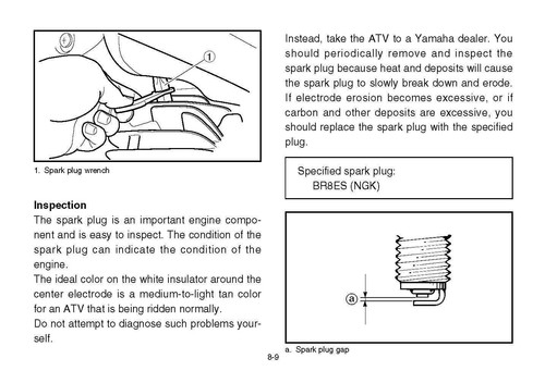 Yamaha Owners Manual Book 2006 BLASTER 200 YFS200V - Picture 5 of 12