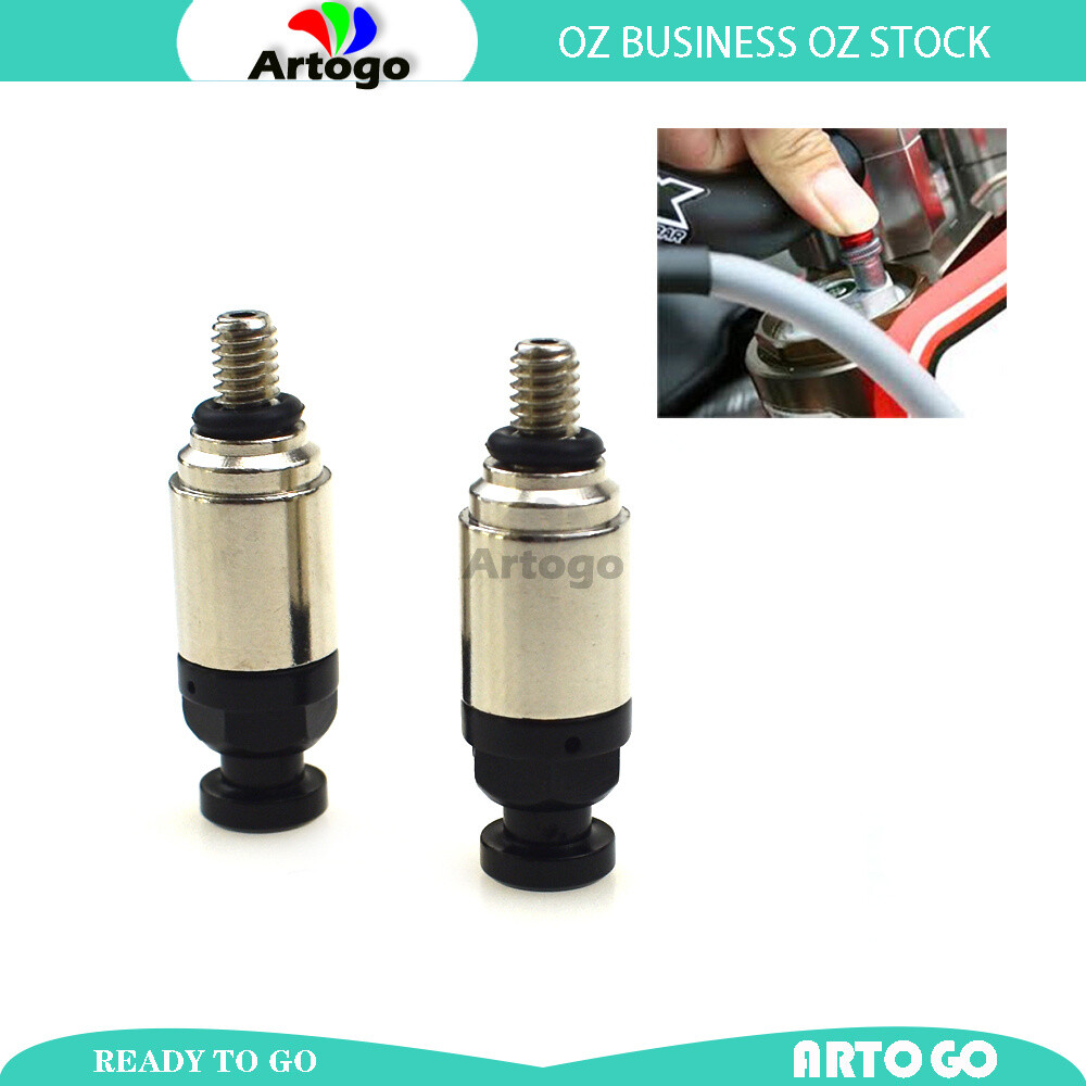 Fork Air Bleeder Pressure Relief Valve M5 X 0.8mm For Suzuki