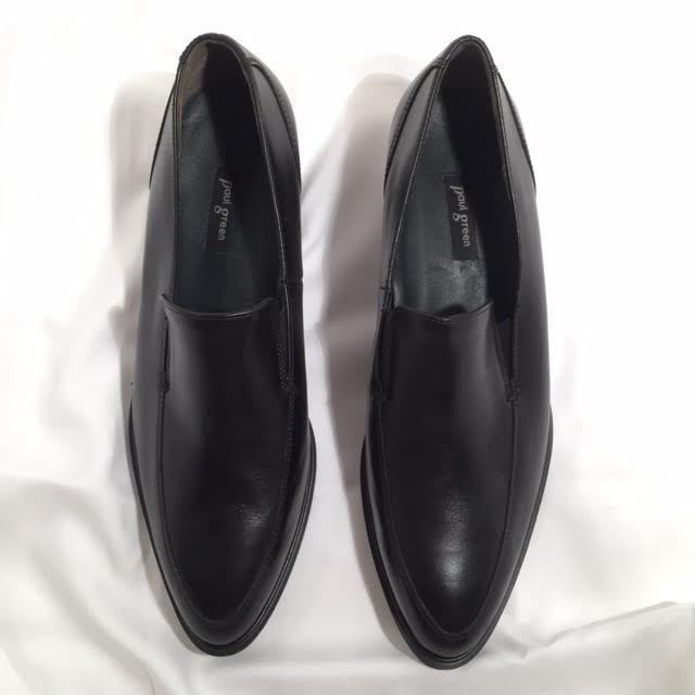 395 para Mujer de Cuero Negro verde Paul Zapato Mocasín atemporal Bloque Talón 5.5 US 8 80d8c4 395 para Mujer de Cuero Negro verde Paul Zapato Mocasín atemporal Bloque Talón 5.5 US 8 80d8c4