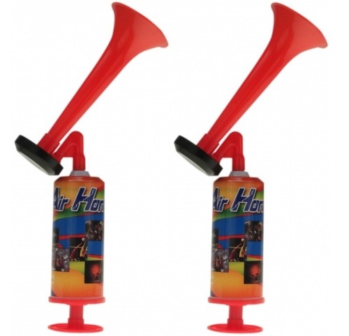 3x Signalhorn Druckluftfanfare gasfrei 44 cm Fanfare Fan-Tröte Fantröte Fanhorn - Bild 2 von 5