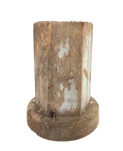 Solid Wood Sand Casting Foundry Bull Plug Pattern Industrial Decor 10" Tall! - Picture 6 of 8