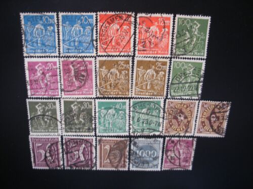 Germany 1921/23- Collection of 59 Stamps Used - Picture 4 of 8