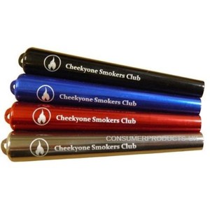 Wise Skies Metal Joint Holder Doob Tube Pink Key Ring Water Resistant Smoking Rolling Accessory Blue