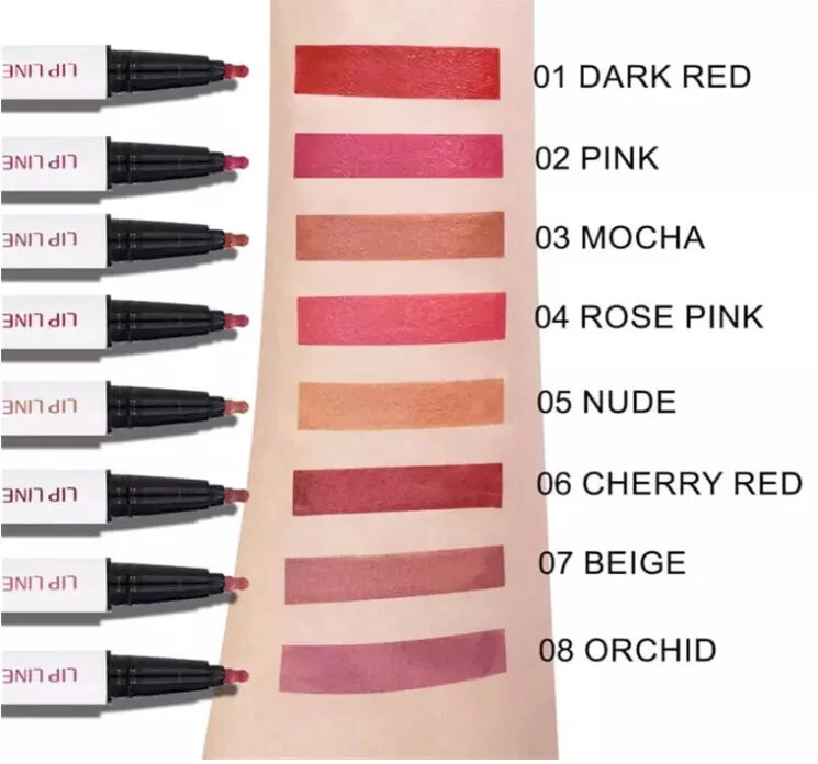 Liquid Lip Liner Lipliner Makeup Lip Stain Marker Cosmetics Natural Long Lasting - image 2 of 4
