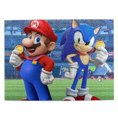 Mario Sonic 300 500 1000 Pieces Wood Jigsaw Puzzle Game For Adults Kids Gifts Ebay