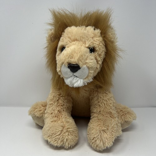 Aurora Lion Plush Stuffed Animal Toy Soft Brown Tan White Chin 13in. - Picture 3 of 24