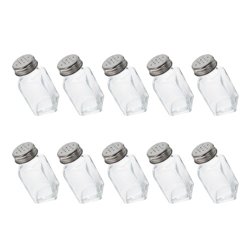 10Pcs Glass Candy Container Spice Storage Bottle Spice Tins Condiment Jars