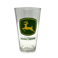 John Deere Licensed Product Single Logo Pint Glassware, Kitchen & Bar Glassware