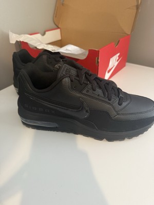 687977-020 Nike Air Max LTD 3 Leather Men's Shoes Triple Black Size 9 NEW in box