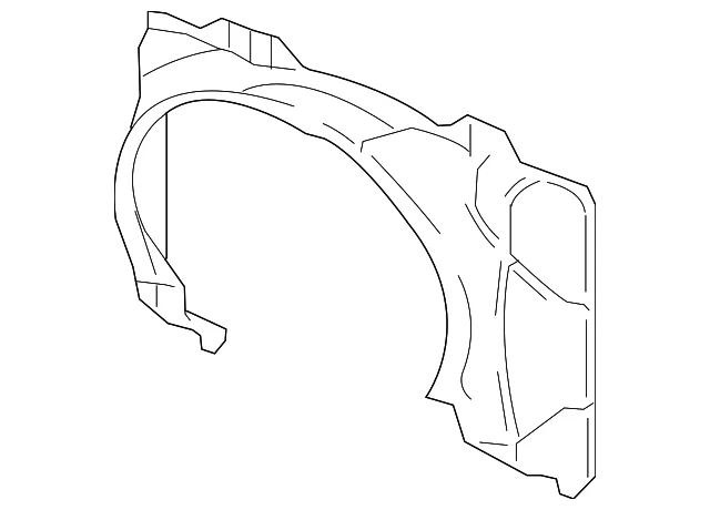 Cubierta de ventilador original Ford 2L1Z-8146-AA Foto 3 de 4