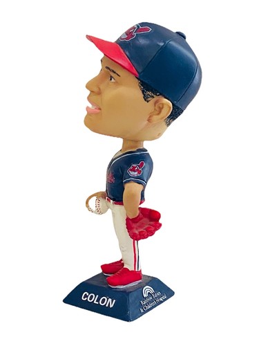 2001 SGA BARTOLO COLON CLEVELAND INDIANS 7" TALL CERAMIC BOBBLEHEAD JACOBS FIELD - Picture 4 of 5