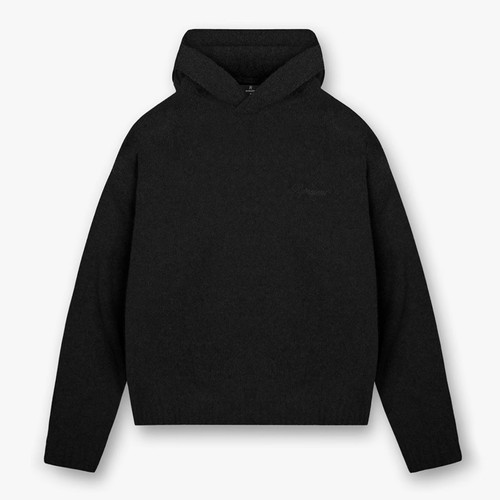 Neu REPRESENT Heavy Boucle Hoodie in Jet Black Herren GR XXL Wollmischung - Bild 4 von 10