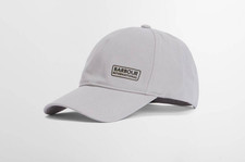 Image of Mens Barbour International Norton Baseball Cap Hat Strapback Grey OSFM BNWT